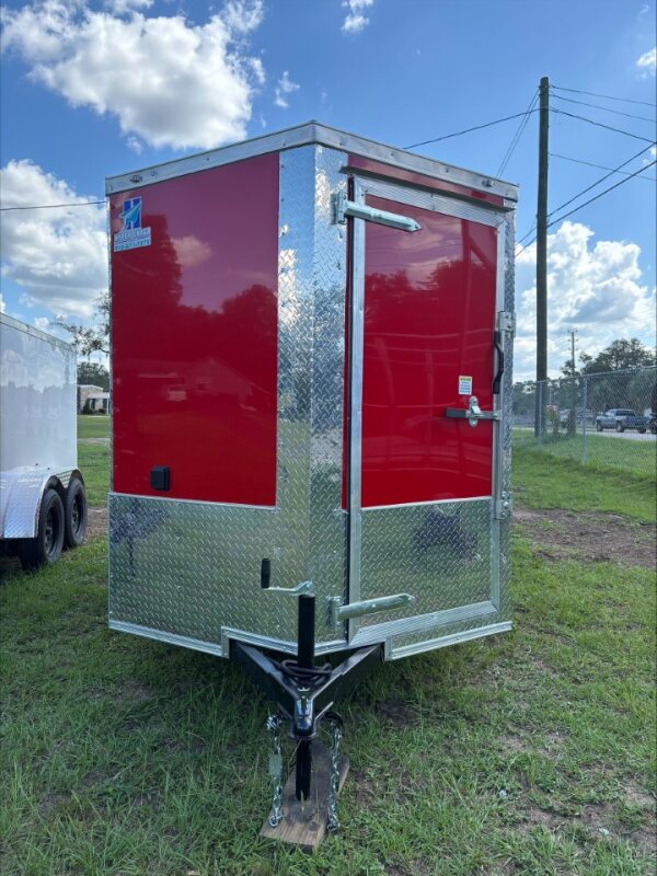 6x10 SA Red Concession Trailer